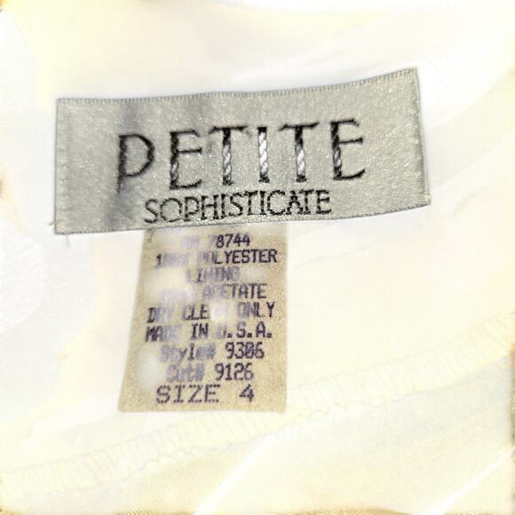 Petite Sophisticate Women's Long Sleeveless Sun Dress Miss Size - Picture 4 of 6